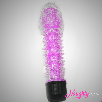 Crystal Vibrator With Darts - Pink