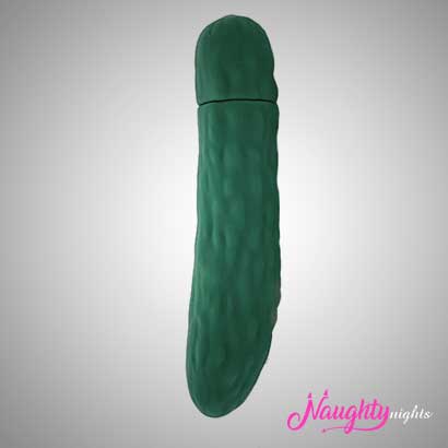Silicon Made Cucumber Shaped Discreet Vibrator