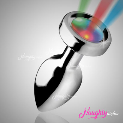 Diamond Anal Plug With LED lights