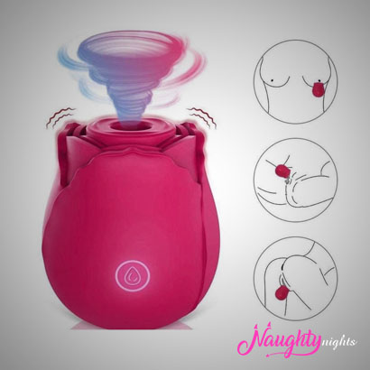 Rose Nipple And Clitoris Sucker- Wireless Charging