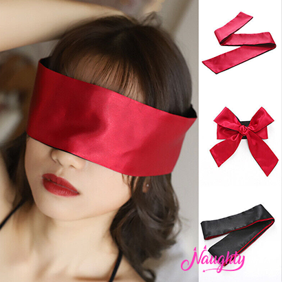 Make Love Blindfold Black + Red