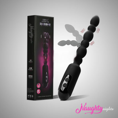 Multi speed Flexible Vibrating Anal Beads - USB Charging