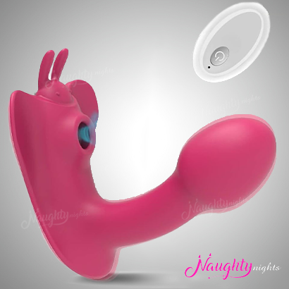 Starlet Remote Control Vibrator + Clitoris Sucker