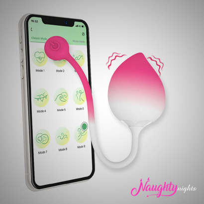 Honey Peach App Controlled Vibrator