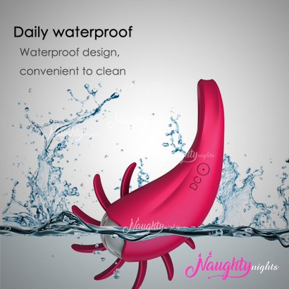 Multi Purpose Vibrator Licker Penis Pussy Ring Rotation Oral USB Rechargable