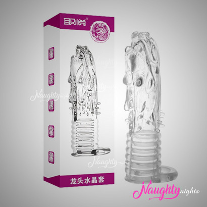 5.5 Inches Crystal Dragon Sleeve With Ring