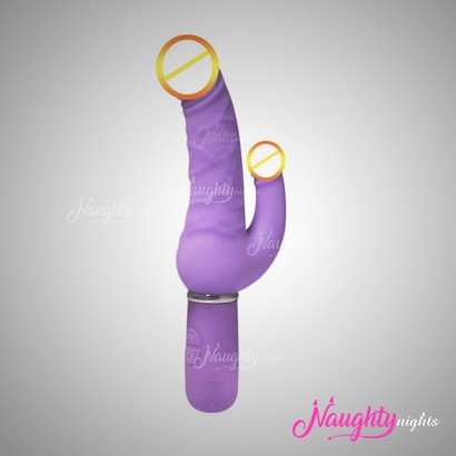 Double Penetration Penis Shaped Dildo Vibrator