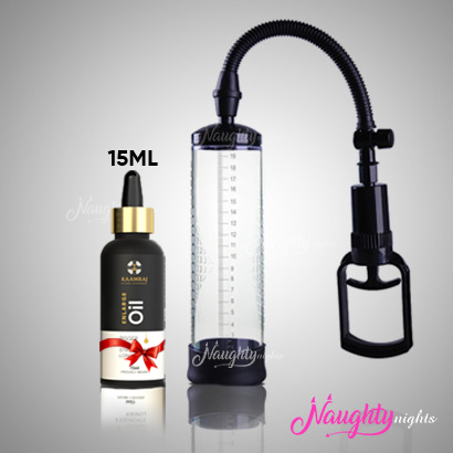 Penis Enlargement Pump With Enlarge Massage Oil
