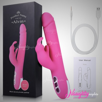 Luxury G-Spot USB Vibrator With Penis Head